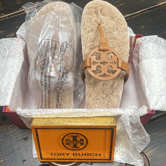 Miller Cloud Shearling Napa Leather/Shearling Sandals -...